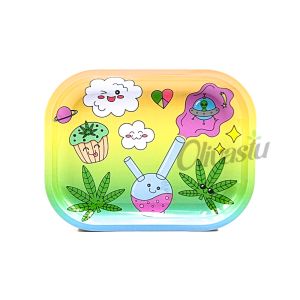 Wise Skies Small Rolling Tray - Cute Bong