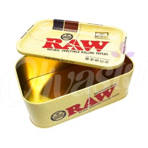 RAW Munchies Metal Box with Rolling Tray