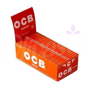 OCB Orange Single Wide Rolling Papers (Box of 50)