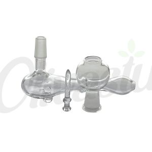 Quartz Glass Dome Pipe - 3 Item Kit