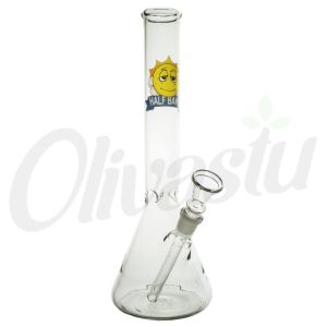 Half Baked 35cm "Always Late" Glass Beaker Ice Bong