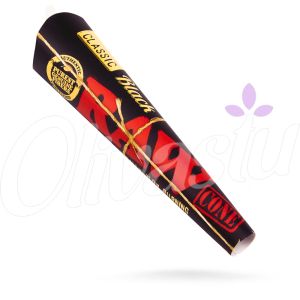 RAW Black Pre-Rolled 1 1/4" Cones (6 Pack)