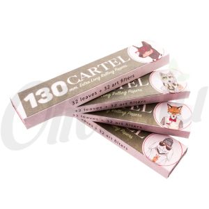 Cartel 130mm Extra Long King Size Slim Art Papers & Tips