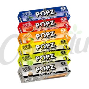 Popz - Pop Activated Flavoured Filter - 3 Pre Rolled Kingsize Papers Cones