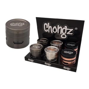 Chongz "Big Ed" 60mm 4 Part Sifter Metal Grinder