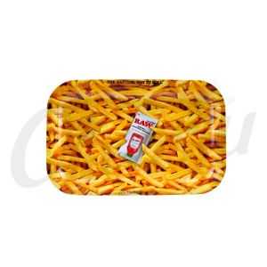 RAW French Fries Metal Rolling Tray - Small