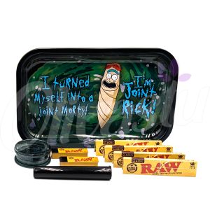 Rick & Morty Large Rolling Tray Gift Set