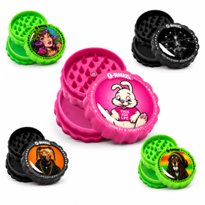 G-Rollz 3-Part Plastic Herb Grinder 53mm