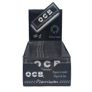 OCB Black Regular Papers (Box of 50)