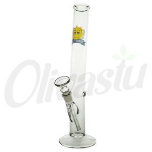Half Baked 30cm "Rusty Nuts" Glass Lean Back Straight Bong