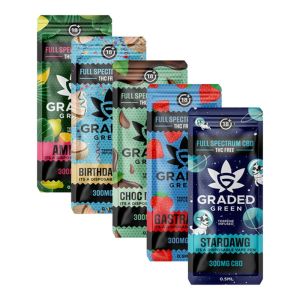 Graded Green Terpene Infused 300mg CBD Disposable Vape Pen