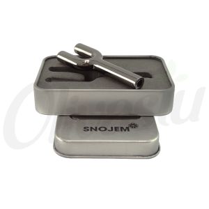 SnoJem Double Metal Snorter