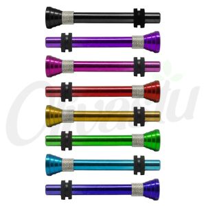 Acrylic Bong Metal Stem, Cone & Rubber  Grommets Set (1 Pack) - Random Colour