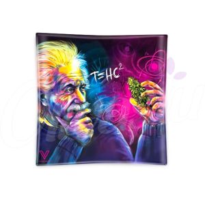 Einstein Glass Ashtray - T=HC2 Classic Bud