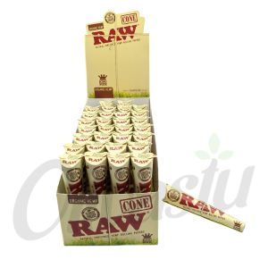 RAW Organic Hemp Pre-Rolled King Size 3 Cones Natural & Unrefined