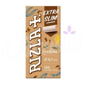Rizla Natura Ultra Slim Filter Tips (120 Per Box)