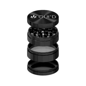 OUI'D 4 Part 63mm Ceramic Coated Grinders - Random Colour