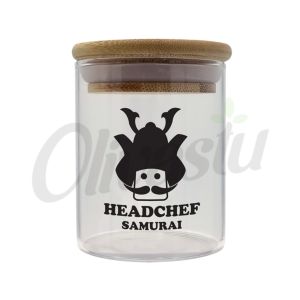 Headchef Samurai Glass Herb Storage Jar
