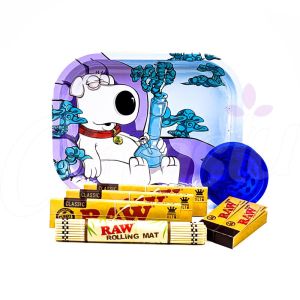 Smoke Arsenal Faded Guy Rolling Tray RAW Set