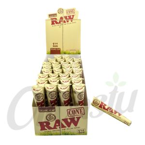 RAW Organic Hemp 1¼ Cones - 6 Pack
