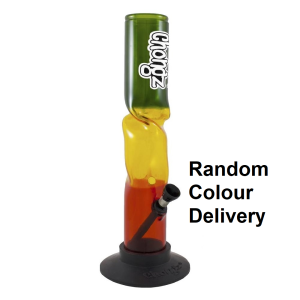 Chongz Acrylic "Lite and Day" Rasta Ice Waterpipe Bong 30cm
