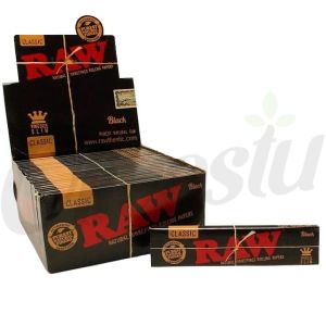 RAW Black King Size Rolling Papers (Box of 50)