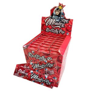 Monkey King Red Lolly Pop King Size Papers & Tips Full Box (Touch & Smell)