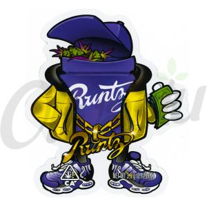 Purple Runtz Mylar Bag - 3.5g - 13.2 x 15.3cm
