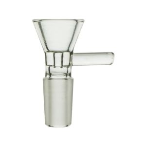 Clear Glass Cone with Round Handle 