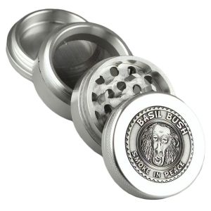 Basil Bush 4 Part 50mm Aluminium Herb Grinder