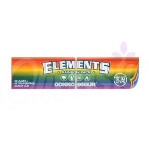 Elements Connoisseur Rainbow King Size Slim Rolling Papers 