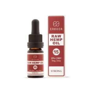 Endoca Raw Hemp CBD Oil 15%, 150mg CBD+/ML (Strong)