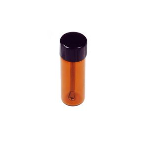 Glass Bottle with Snuff Spoon - Large