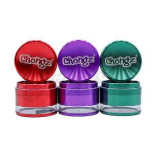 Chongz "Deep Dish" 60mm 4 Part Metal Grinder