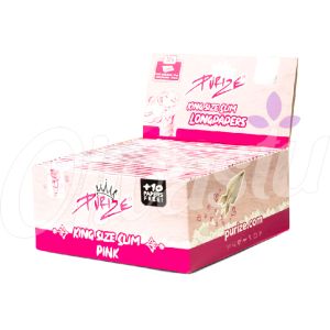 Purize Long Papers - Organic King Size Slim - Pink- 50 Pack (Retail Box)