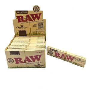 Raw Organic Hemp Connoisseur King Size Slim Papers (Box of 24)