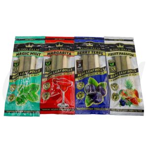 King Palm 2 Mini Rolls Pre-Rolls - Natural Leaf Wraps