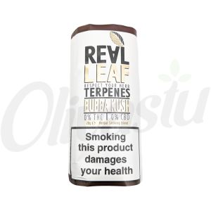 Real Leaf Terpene Herbal Smoking Blend - Bubba Kush
