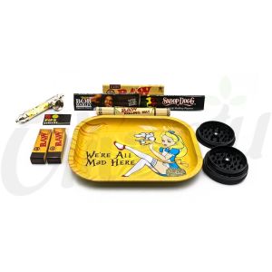 Smoke Arsenal We're All Mad Here Rolling Tray Set