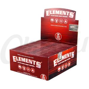 Elements Red King Size Slim Papers (Box of 50)