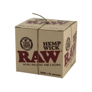 RAW Natural Unbleached Beeswax Hemp Wick Ball (76m)
