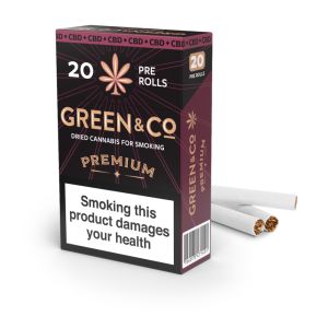 Green & Co Premium CBD Hemp Pre Rolled Cigarettes