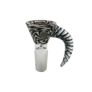 Chongz 'Talon' Black & White Glass Bowl
