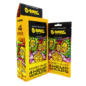 G-Rollz Pre-rolled Hemp Wraps - Honey Buzz - 4 Pack