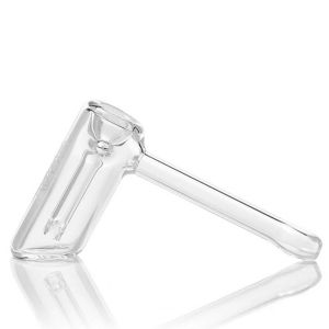 Grav Mini Hammer Bubbler Bong Pipe - Clear