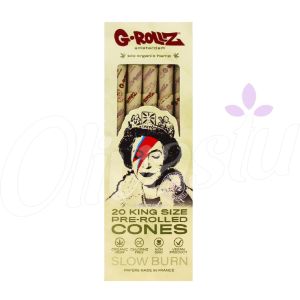 G-Rollz Bio Organic Hemp King Size Pre Rolled Cones - Banksy Lizzie - 20 Cones