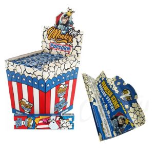Monkey King Pop Corn King Size Slim Papers & Tips Full Box