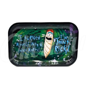 Rick Roll' Metal Rolling Tray - Large