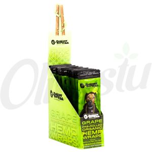 G-Rollz 2-Pack Pre-rolled Hemp Blunt Wraps - Grape