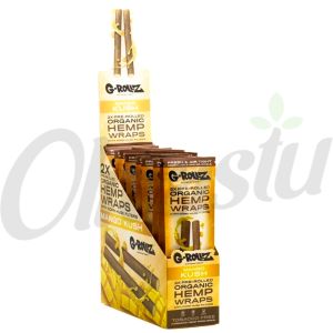 G-Rollz 2-Pack Pre-rolled Hemp Blunt Wraps - Mango Kush